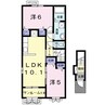 Ｂｅｌｌｅｍｉｇｎｏｎ 2LDKの間取り
