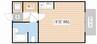 東洋ハイツ 1Rの間取り