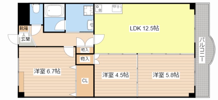 間取図 グリーンリーフ