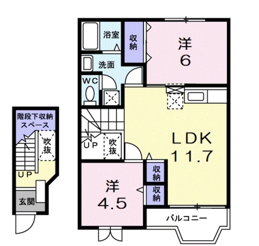 間取図 ノースヴィリッジⅤ