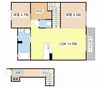 ＭＡＳＴ　ＣＯＵＲＴ　神照 2LDKの間取り