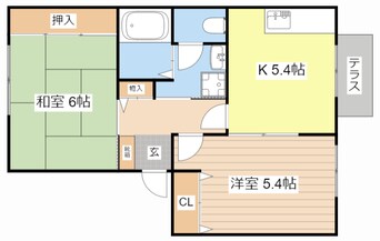 間取図 かんどり　ニューハイツ