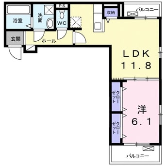 間取図 ルピコン野洲