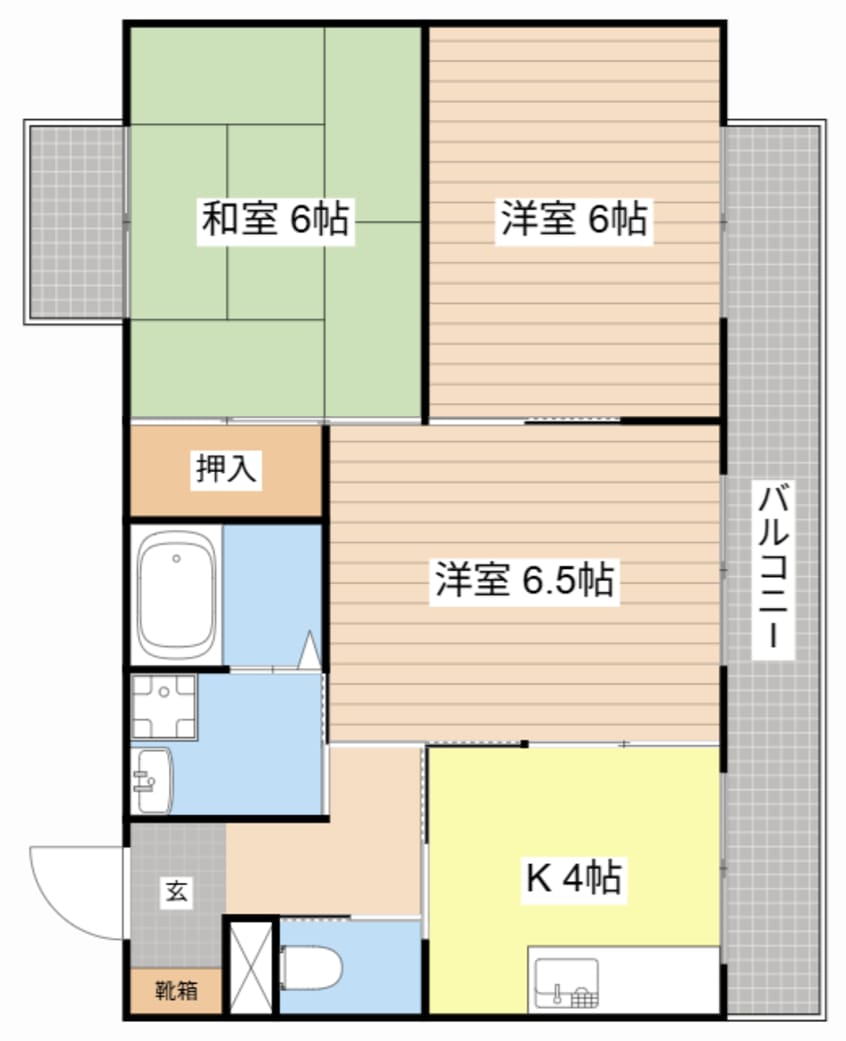 間取図 エクシード西大津