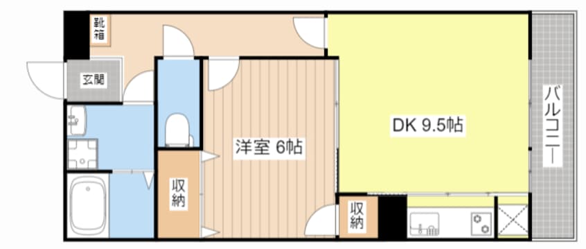 間取図 セジュールユタカ