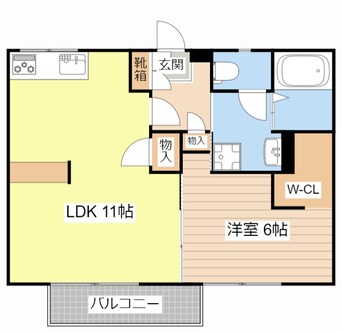 間取図 ジュネスハイムⅡ