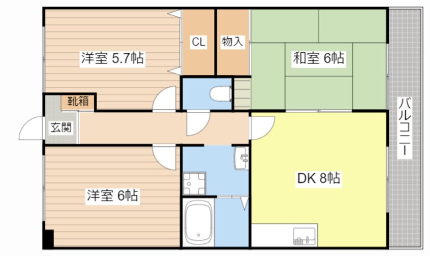 間取図 ベル・フォーレ