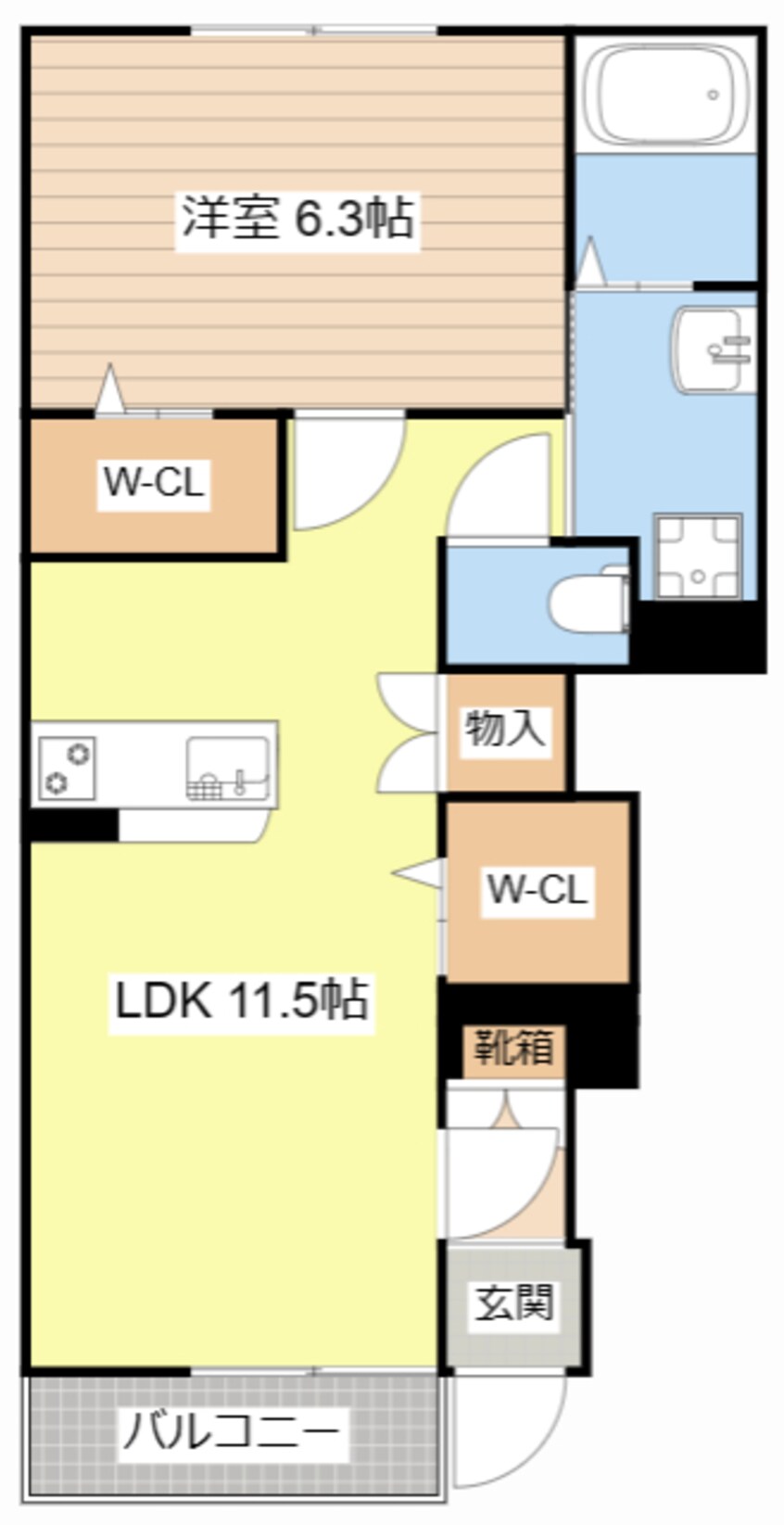 間取図 サザンクロス