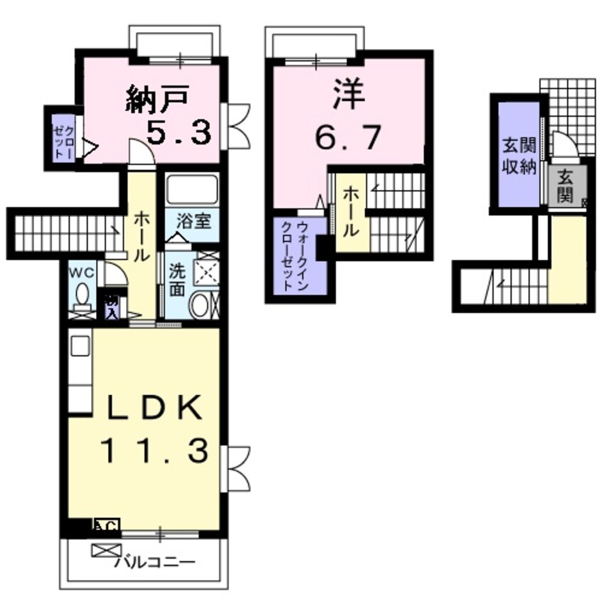 間取図 アヴニール・セカンド