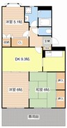 フェアーブリーズ 3DKの間取り