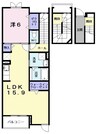 悠空感 1LDKの間取り