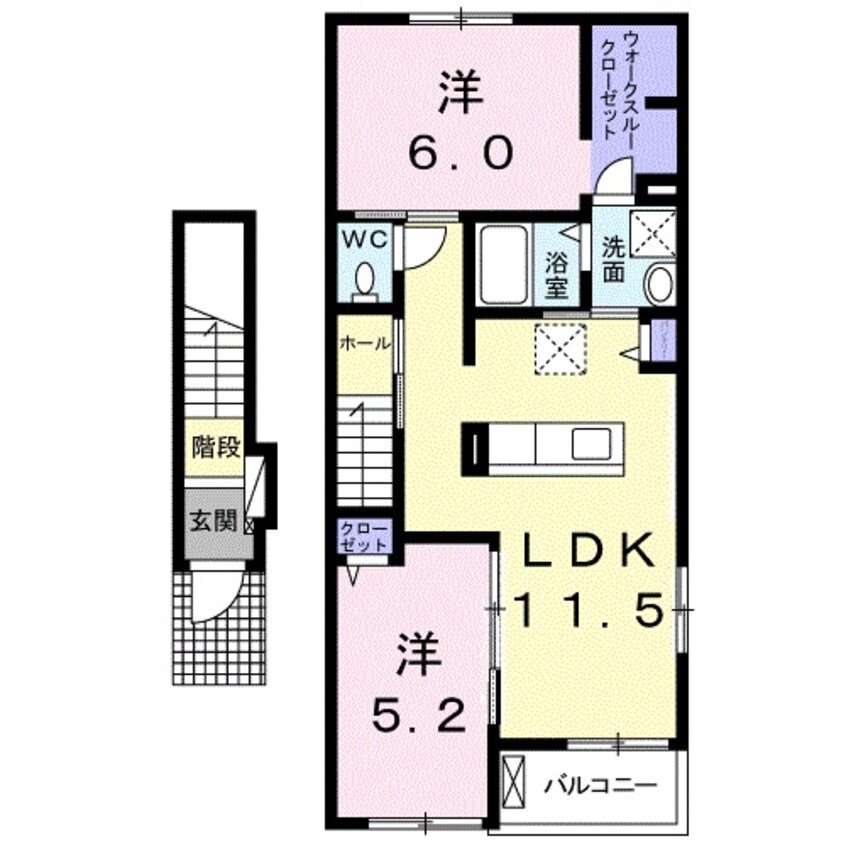 間取図 サクラ平Ⅱ