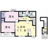 ラネージュⅢ番館 2LDKの間取り