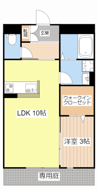 間取図 トランクライン　エイト