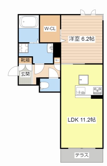 間取図 エクラシエ　セット