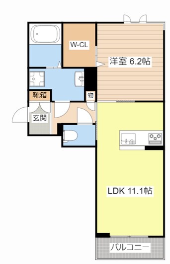 間取図 エクラシエ　セット