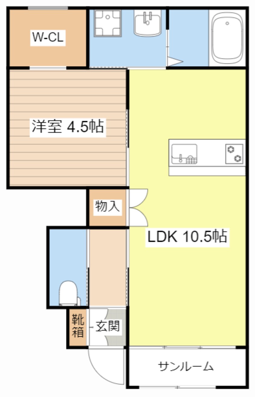 間取図 グッドライフステージ後三条A