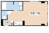 ラフェスタ彦根Ⅲ 1Rの間取り