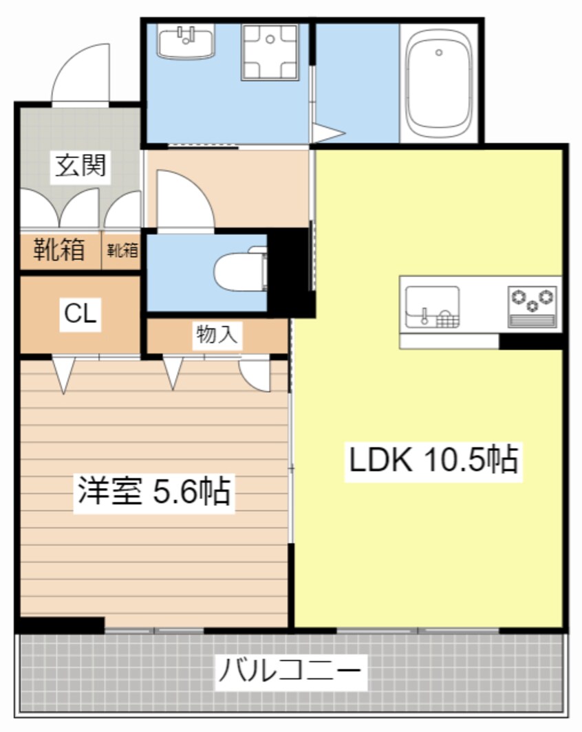 間取図 アール　ド　ヴィーヴル