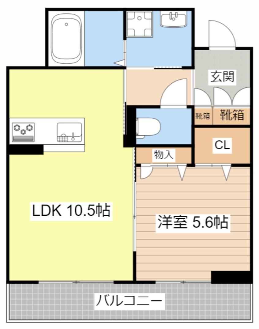 間取図 アール　ド　ヴィーヴル