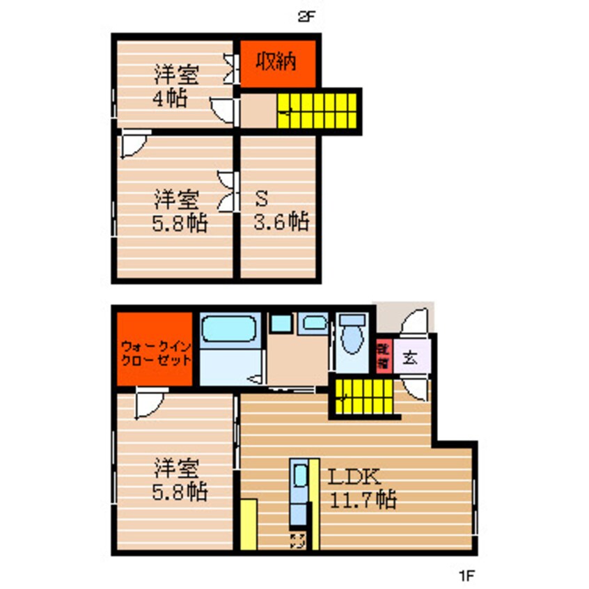 間取図 Sunny Garden