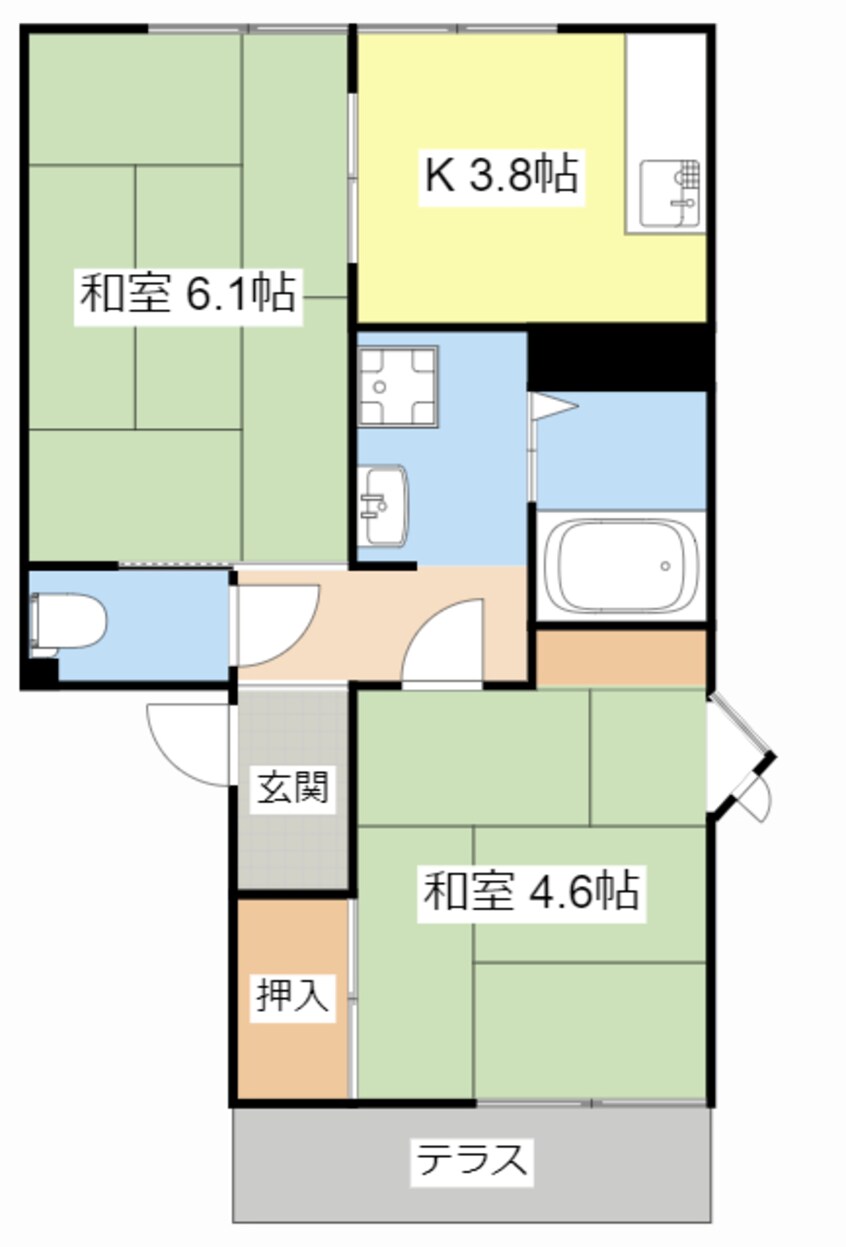 間取図 モンシェリー