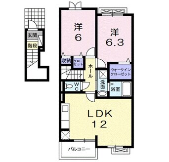 間取図 グランビュー地蔵