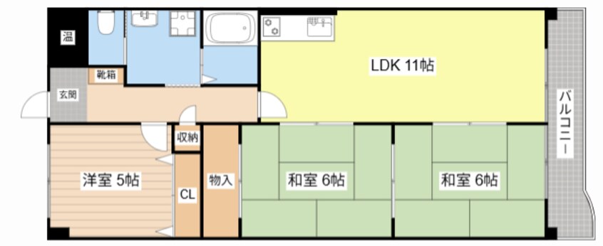 間取図 ビバリーマンションⅤ