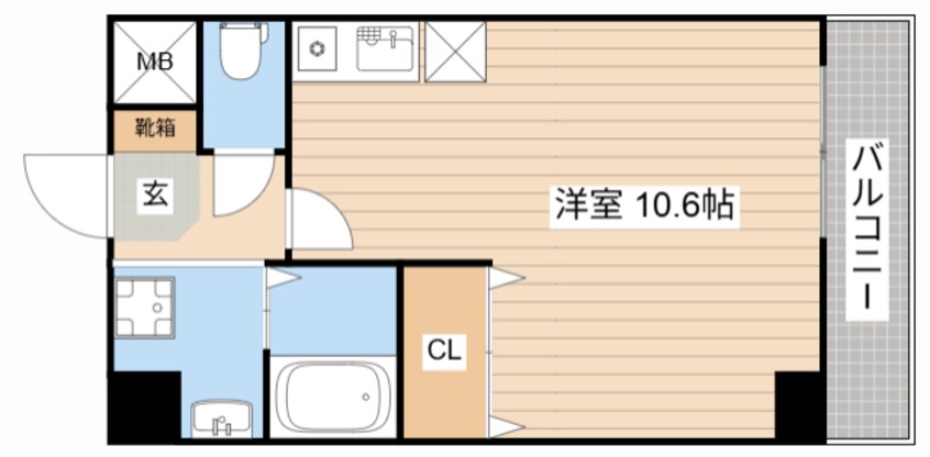 間取図 ミラージュ大津京
