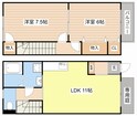 クレールなかせの間取図
