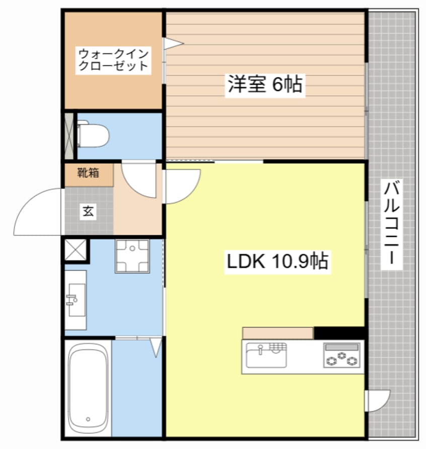 間取図 CITY FLATS KITENO