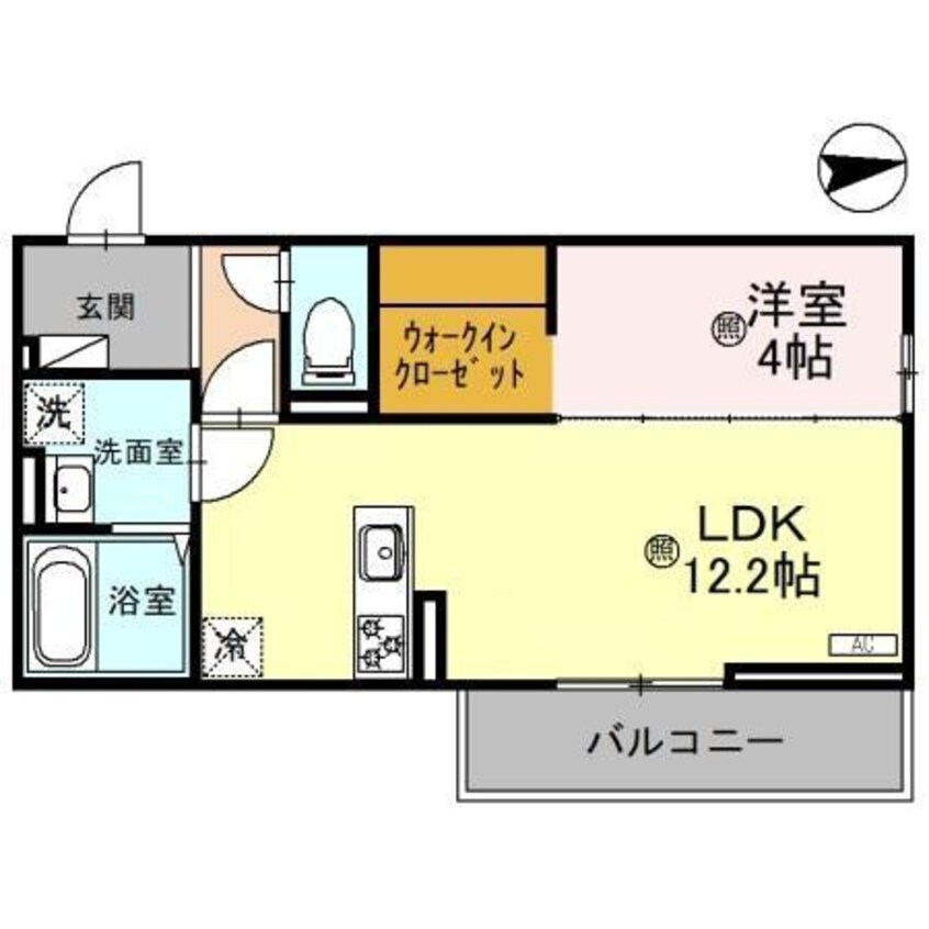 間取図 （仮称）彦根市古沢町D-ROOM