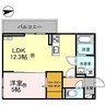 （仮称）彦根市古沢町D-ROOM 1LDKの間取り