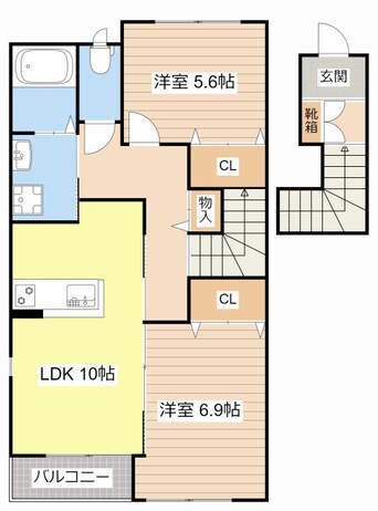 間取図 Soleil levantⅡ