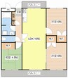 バローゼ12 3LDKの間取り