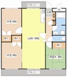 バローゼ12 3LDKの間取り