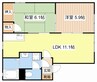 ＭａｉＳｏｎ・Ｉｔｏ 2LDKの間取り