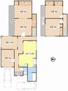 芹橋2丁目貸家 6DKの間取り