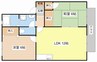 レークシティ長浜 2LDKの間取り