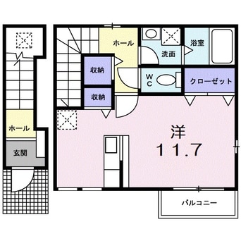 間取図 ノール　ヴィラージュ