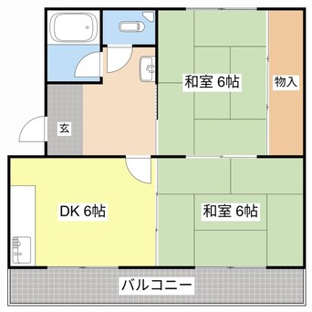間取図 栗東グリーンハイツ2号棟