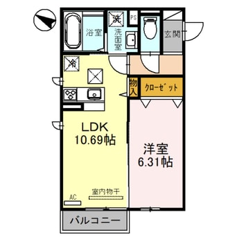 間取図 モナリエコート　Ⅱ