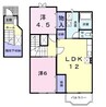 プリマヴェーラ 2LDKの間取り