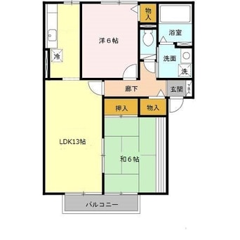間取図 フルーレ高砂