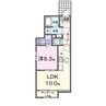 ＤＫ　エステート　守山 1LDKの間取り