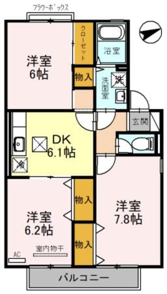 間取図 エトアール