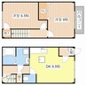クィーンメゾン 2DKの間取り