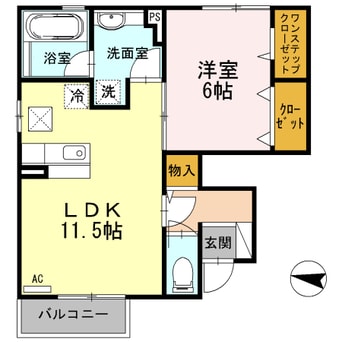 間取図 ドルフ東矢倉