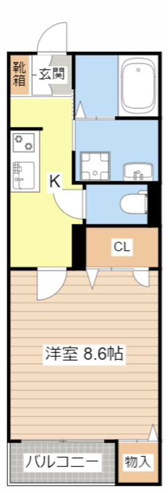 間取図 アトリエール駅東