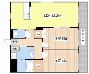 間取図 ノーブルコート長浜